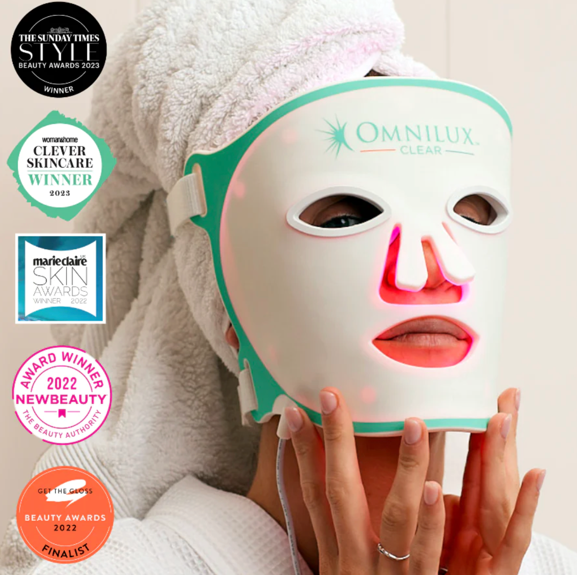 Omnilux Clear Face Red + Blue Light Therapy